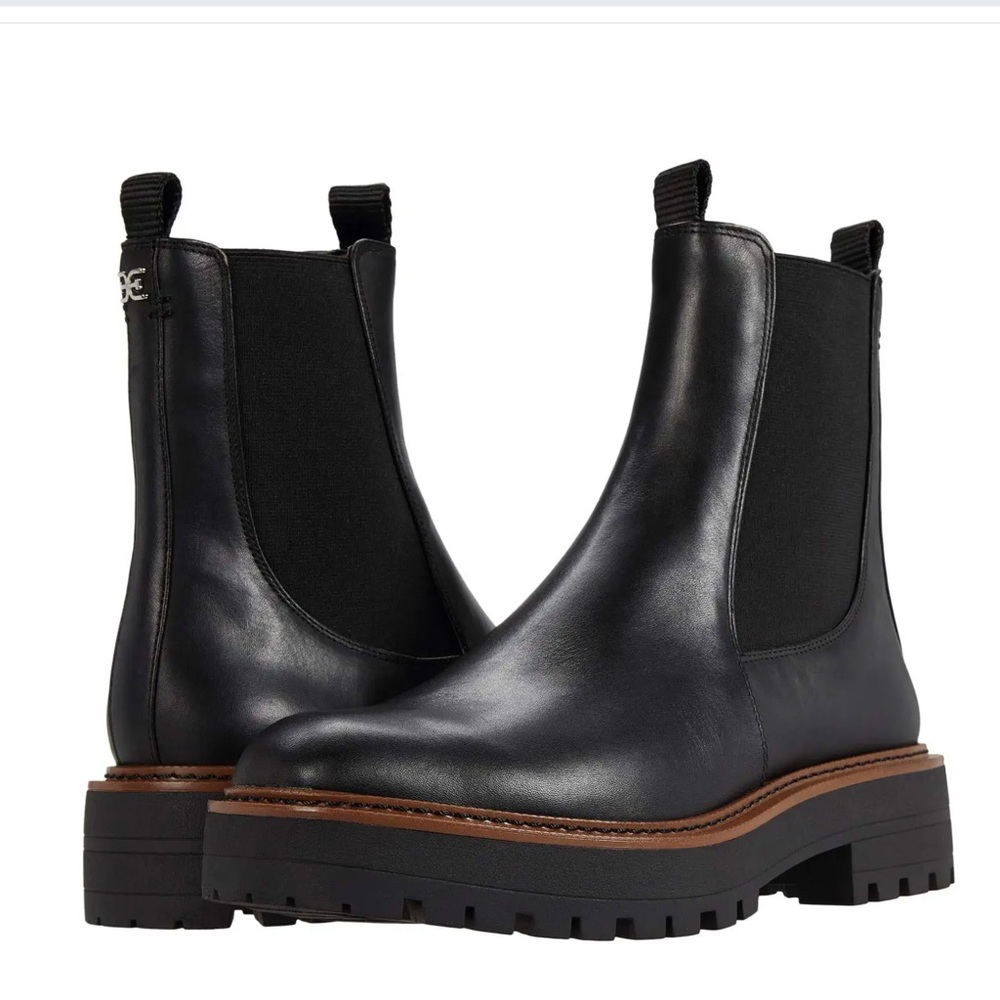 Sam Edelman Laguna Chelsea Boots 8w Black